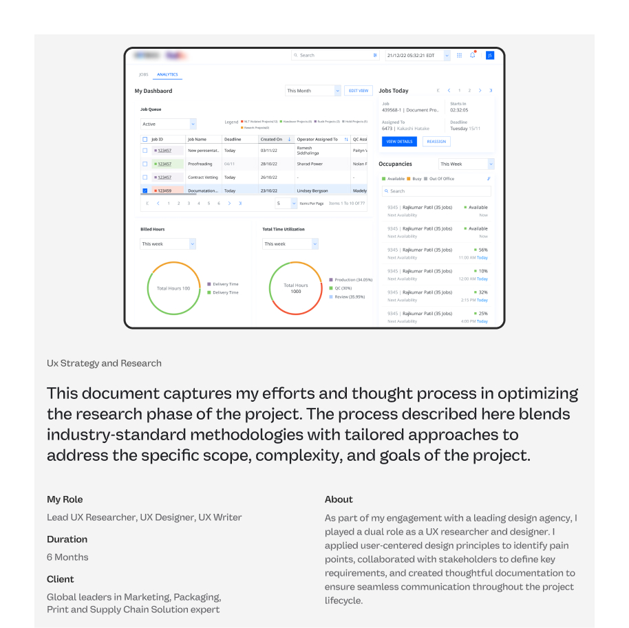 Project Management Tool